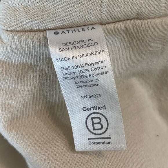 Athleta Ritual Faux Fur jacket large new - Picture 12 of 13